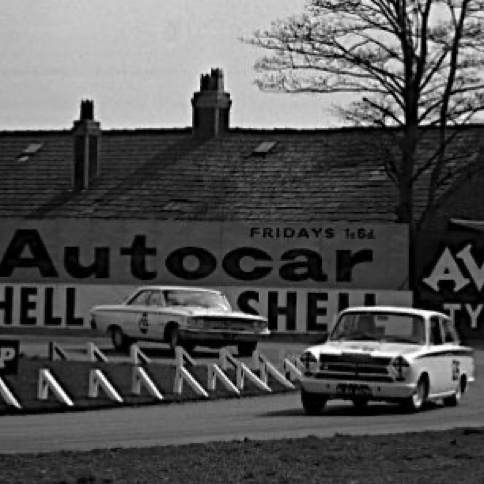 1964 Clark devant Sir Gawaine Baillie sur Ford Galaxie 1964